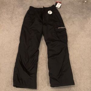 NWT ZeroXPosur Black Snow Pants szM-10/12